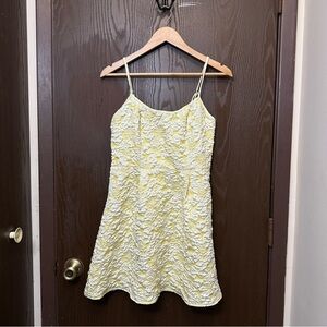 Chic Yellow Textured Camisole Top